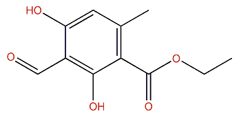 Ethyl 3-formyl-2,4-dihydroxy-6-methylbenzoate